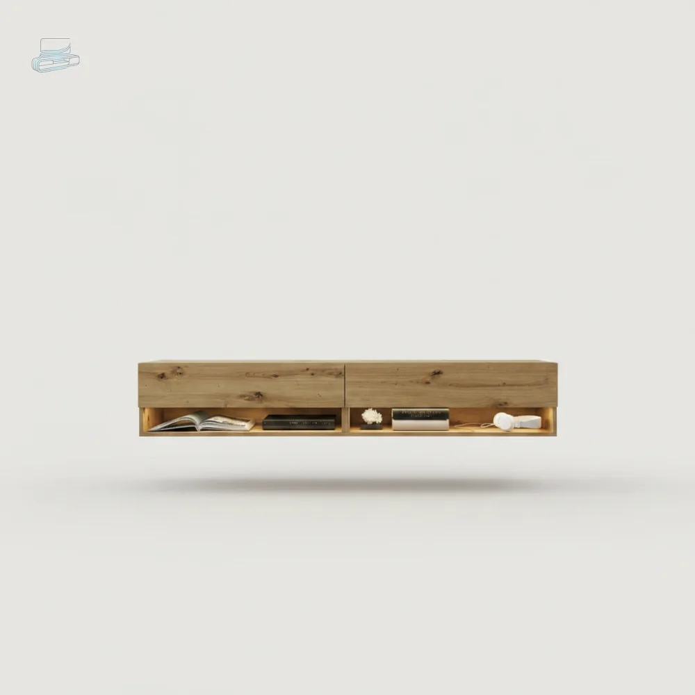 Avis meuble TV suspendu Skraut Home 180 cm