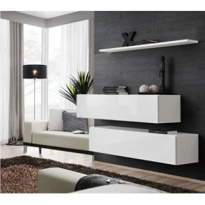 Meuble TV mural AC-DECO Switch SB II blanc image principale