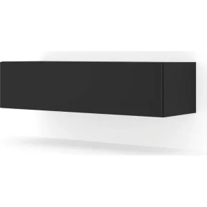 Meuble TV mural Bb-Loisir Bingo 100 cm noir mat image principale