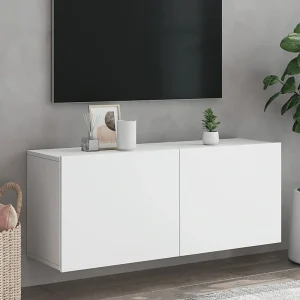 Meuble TV suspendu Design In 100 cm blanc image principale
