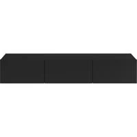 Vue 6 du meuble TV suspendu Petits-Meubles Idao 160 cm noir